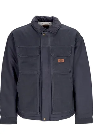 Dickies Jakke, Herre, Grå, S, Bomuld, Lucas Vokset Arbejdstøj Jakke Kulgrå