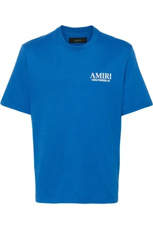 AMIRI Top, Herre, Blå, XL, Bomuld, Blå T-shirts og Polos med Logo