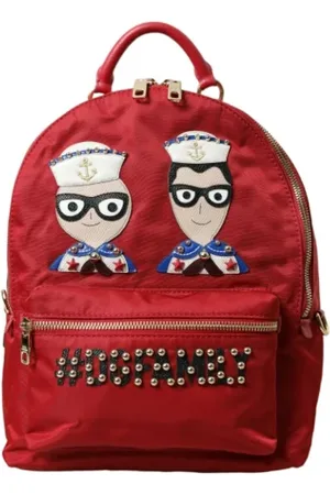 Dolce & Gabbana Pre-owned, Dame, Flerfarvet, ONE SIZE, Uld, Pre-owned Stof rygsaekke