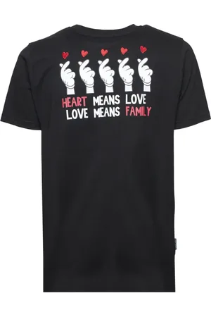 Family First Top, Herre, Sort, M, Bomuld, B-Hugs Bomuld T-shirt med Bugs Bunny Broderi
