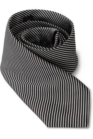 Giorgio Armani Tilbehør, Herre, Sort, ONE SIZE, Sort silkeslips