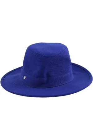 Hermès Pre-owned, Dame, Blå, ONE SIZE, Uld, Pre-owned Uld hatte