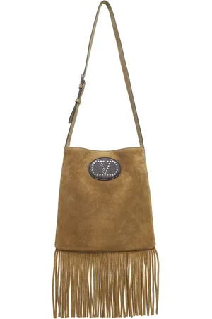 VALENTINO GARAVANI Taske, Herre, Brun, ONE SIZE, Uld, Stilfulde Tasker Samling