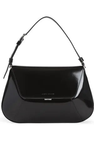 Amina Muaddi Taske, Dame, Sort, ONE SIZE, Uld, Sort Sølv AMI Taske
