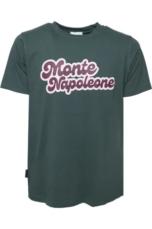 Family First Top, Herre, Grøn, XL, Bomuld, Grøn Rund Hals Bomuld T-shirt Montenapoleone