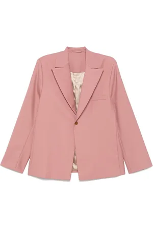Séfr Jakke, Herre, Lyserød, L, Uld, Stilfuld Power Blazer til kvinder