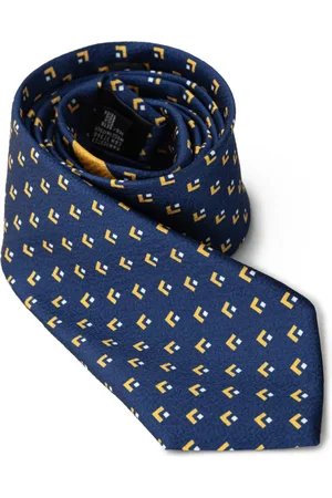 Giorgio Armani Tilbehør, Herre, Blå, ONE SIZE, Blå Silkeslips Elegant Stil