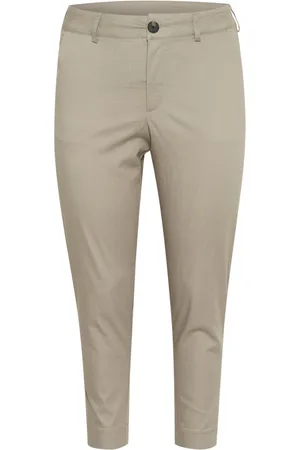 Kaffe Bukser, Dame, , 2XL, Uld, Elefant Hud Chino Bukser