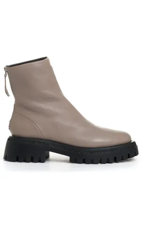 HALMANERA Sko, Dame, , 38 EU, Taupe Lynlås Bootie