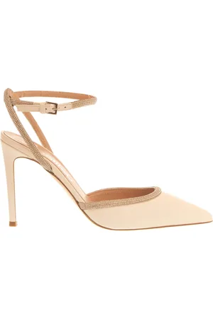 NINALILOU Sko, Dame, , 40 EU, Ivory Strass Slingback Hæle