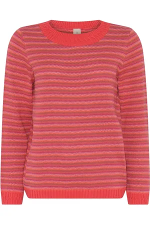 Skovhuus Strik, Dame, Lyserød, XL, Bomuld, Dream Jacquard Sweater