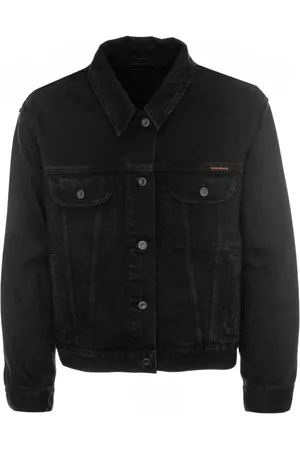 Nudie Jeans Jakke, Dame, Sort, S, Denim, Berit Denim Jakke