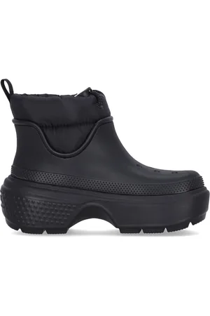 Crocs Sko, Herre, Sort, 36 EU, Nylon, Stomp Puff Boot Sort