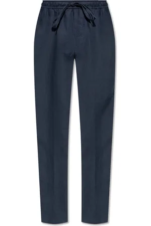Dolce & Gabbana Bukser, Herre, Blå, XL, Linned, Linnedbukser