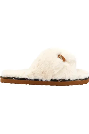 Barbour Sko, Dame, Hvid, 38 EU, Uld, Eliza Cross Over Hjemmesko Elfenben