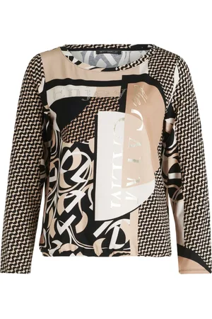 Betty Barclay Bluser & Skjorter, Dame, , M, Uld, Casual skjorte med elastik i taljen