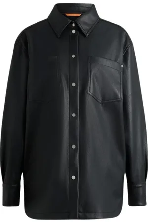 HUGO BOSS Jakke, Dame, Sort, S, Uld, Stilfuld jakke til mænd