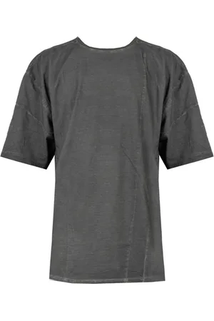 LA HAINE INSIDE US Top, Herre, Grå, XL, Urban Chic Rund Hals T-shirt
