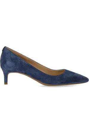 Michael Kors Sko, Dame, Blå, 38 EU, Læder, Marineblå Alina Flex Kitten Pump
