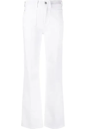 Ralph Lauren Jeans, Dame, Hvid, W30, Bomuld, Hvide Bootcut Jeans