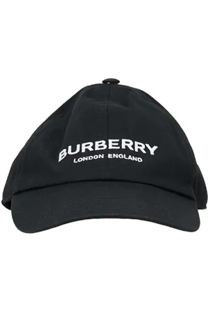 Burberry Pre-owned, Dame, Sort, ONE SIZE, Pre-owned Canvas hatte