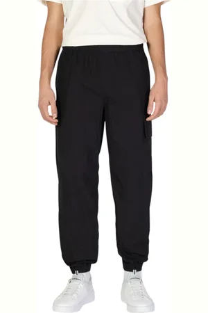 Calvin Klein Bukser, Herre, Sort, XL, Bomuld, Bomuld Herre Bukser Efterår/Vinter Kollektion