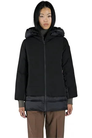 Canadian Classics Jakke, Dame, Sort, XL, Polyester, Moderne Neopren Sømandsfrakke