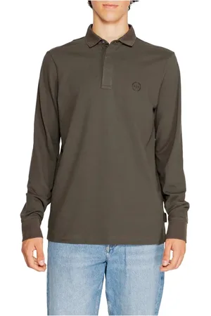 Armani Exchange Top, Herre, Grøn, XL, Polo Shirt