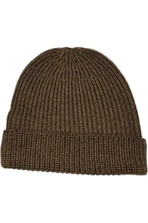 FILIPPO DE LAURENTIIS Tilbehør, Dame, Grøn, ONE SIZE, Uld, Beige Uldhat