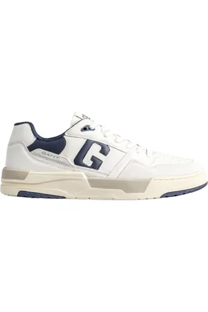 GANT Sko, Herre, Hvid, 41 EU, Læder, Vintage High Top Basketball Sneakers