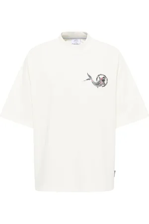 Carlo Colucci Top, Herre, Hvid, XL, Milano til Tokyo Dorigoni T-shirt