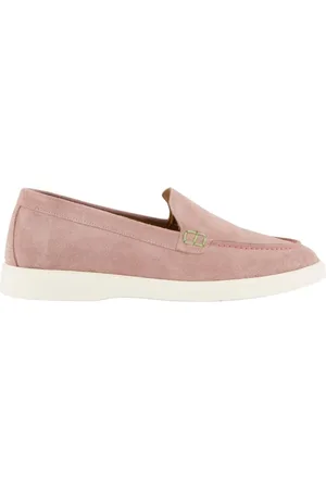 Atelier Verdi Sko, Dame, Lyserød, 37 EU, Uld, Nude Loafer Sko til Kvinder