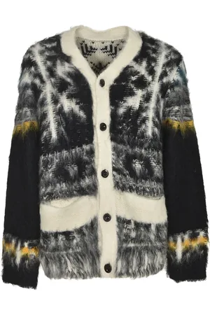 SACAI Strik, Herre, Sort, M, Sort Sweater Kollektion