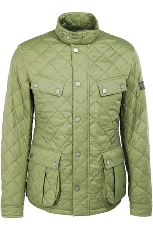Barbour Jakke, Herre, Grøn, S, Uld, Quiltet Ariel Jakke Lys Mos