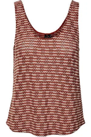 ONLY Top, Dame, Rød, L, Bomuld, Dametop Vero Moda