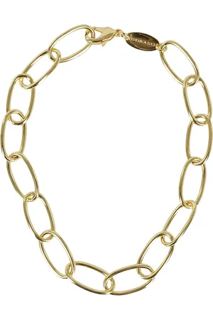 FEDERICA TOSI Tilbehør, Dame, Gul, ONE SIZE, Uld, Guld Lace Bolt Halskæde