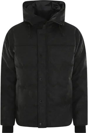 Canada Goose Jakke, Herre, Sort, S, Uld, Stilfuld Parka Jakke til Mænd