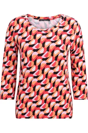 Betty Barclay Bluser & Skjorter, Dame, Flerfarvet, 3XL, Printskjorte med 3/4 ærmer