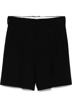 Isabel Marant Shorts, Dame, Sort, M, Polyester, Sort crepe shorts med bæltestropper