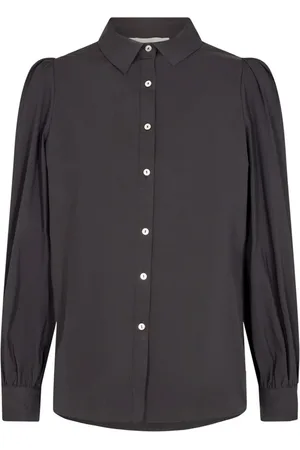 Sofie Schnoor Bluser & Skjorter, Dame, Sort, S, Elegant Feminin Sort Skjorte