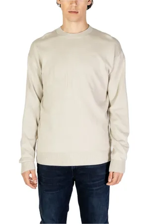 Calvin Klein Strik, Herre, , XL, Bomuld, Intarsia Mix Herre Sweater