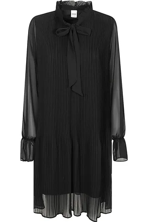 Aspesi Kjole, Dame, Sort, XS, Sort Kjole Elegant Stil