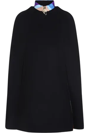 Emilio Pucci Jakke, Dame, Sort, 2XS, Uld, Sort Uldblanding Vinterfrakke