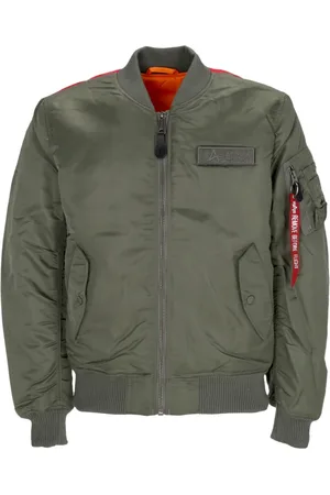 Alpha Industries Jakke, Herre, Grøn, S, Uld, Vintage Reversible Bomber Jacket