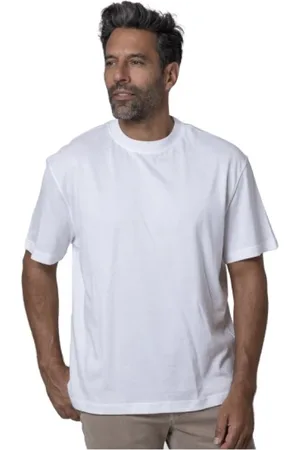 ELEVENTY Top, Herre, Hvid, L, Bomuld, Hvid Rund Hals Kortærmet T-shirt
