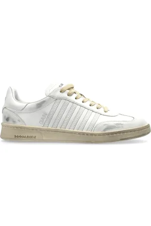 Dsquared2 Sko, Herre, Hvid, 42 EU, Læder, Sneakers Boxer