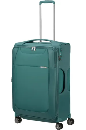 Samsonite Kuffert, unisex, Grøn, ONE SIZE, Polyester, Blå Trolley Kuffert med TSA Lås
