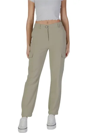 B YOUNG Bukser, Dame, Grøn, L, Polyester, Forår/Sommer Damebukser