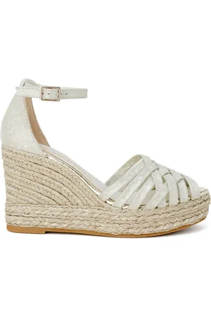 Espadrilles Sko, Dame, , 36 EU, Metallic Hælede Sko Forår/Sommer Kollektion