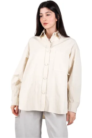 Roberto Collina Bluser & Skjorter, Dame, , XS, Uld, Overshirt Stilfuld Model